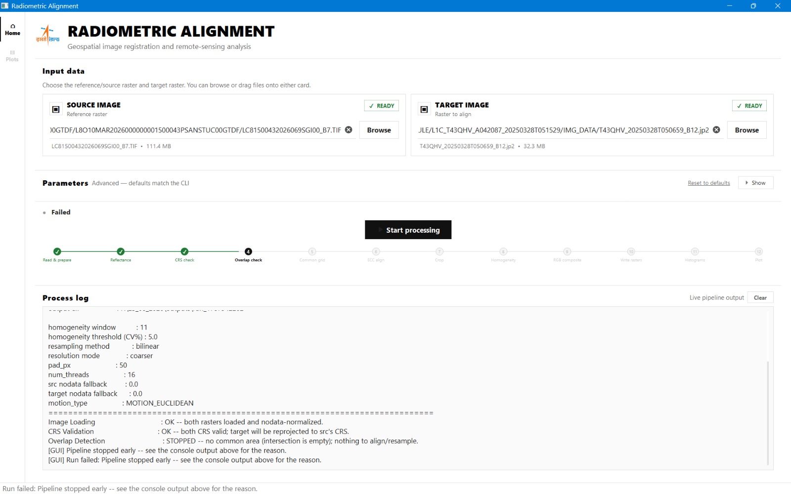 Radiometric Align desktop application